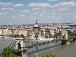 boedapest aan de rivier de Donau foto