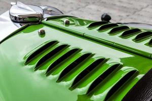 goodwood, west sussex, uk, 2012. close-up van een oldtimer van Talbot foto