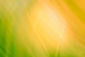abstractie van de zon door het groene gras. achtergrond in groen-oranje tinten. foto