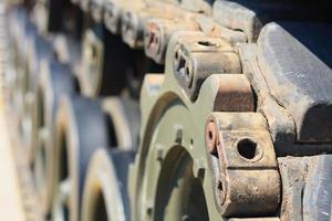 militaire tank close-up foto