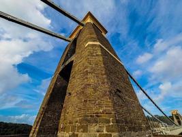 hdr clifton hangbrug in bristol foto