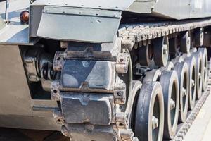 militaire tank close-up foto