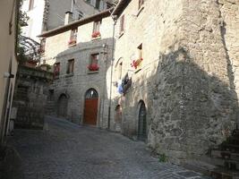 uitzicht op de stad viterbo foto