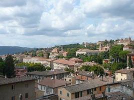 uitzicht op de stad Perugia foto
