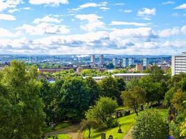 hdr-weergave van glasgow foto