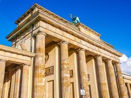 hdr brandenburger tor berlijn foto