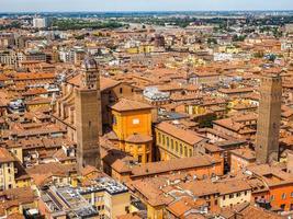 hdr luchtfoto van bologna foto