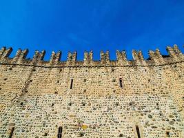 hdr middeleeuws kasteel in turijn foto