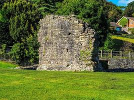 hdr tintern abdij abaty tyndyrn binnenplaats in tintern foto