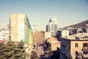 luchtfoto van vake district, tbilisi, georgië. foto