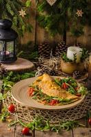 vegetarische omelet foto