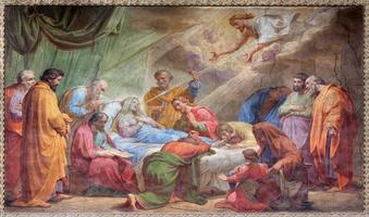 Rome - de slaapzaal van de maagd Maria fresco