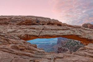 Mesa Arch bij zonsopgang
