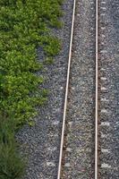 spoor landelijk thailand foto