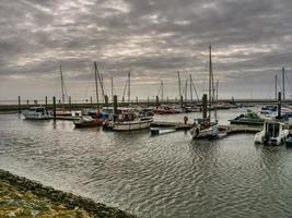 het eiland juist in de Noordzee foto