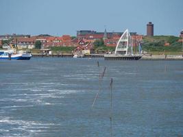 het eiland juist in de Noordzee foto