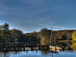 de kleine rivier aa bij borken foto