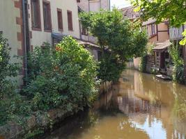 de stad wissembourg in frankrijk foto