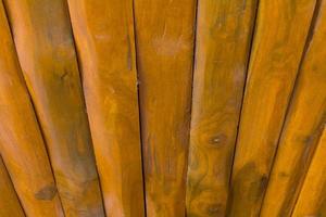 geel houten hek foto