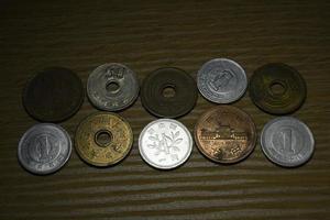 japans geld munt japans geld. foto