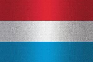 vlag van luxemburg op steen foto