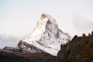 Matterhorn Peak, Zermatt, Zwitserland foto