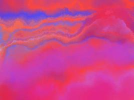 abstracte achtergrond muur gemaakt vanuit het niets door meerstaps ontwerpproces kleurovergang verf kleur roze violet rood oranje op wit papier, getextureerd effect, olieverfschilderij, kleurrijke sjabloon inham foto