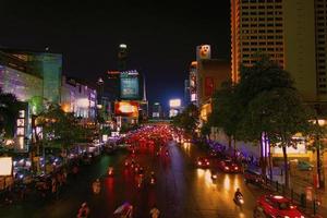 bangkok stadslichten foto