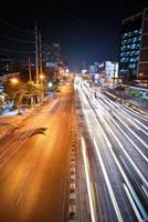 verkeer in bangkok foto