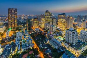 skyline van bangkok foto