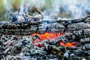 kolen in het vuur foto