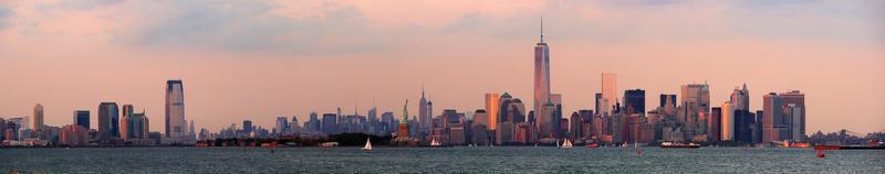 Manhattan skyline van het centrum foto