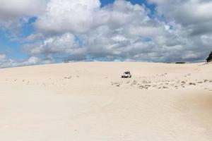 mooi beeld van duinen in de geboortestad, Rio Grande do Norte, Brazilië. foto