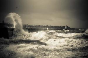 buckie harbour murene ten noordoosten van schotland foto