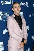 los angeles 12 april, adam rippon bij glaad media awards los angeles in beverly hilton hotel op 12 april 2018 in beverly hills, ca foto