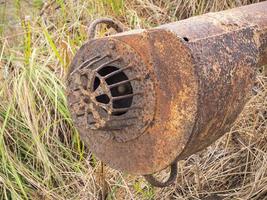 pijpleiding pompen landbouw oud. foto