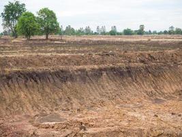 putten graven voor regen. foto