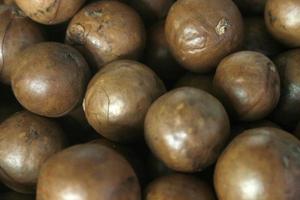 macadamia noten fruit foto