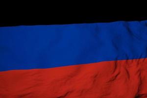 vlag van donetsk in 3D-rendering foto