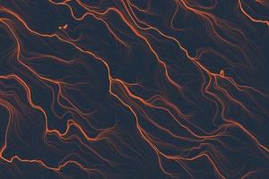 trendy abstracte oranje elektrodeeltjes stromen achtergrondstructuur