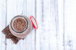 melkdrank (chocolade) foto