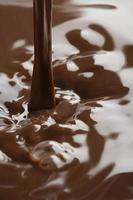 chocolade splash foto