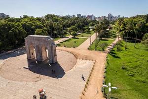 brazilië, mei 2019 - luchtfoto van porto alegre foto