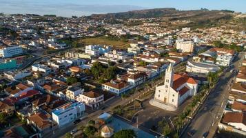 luchtfoto van een Braziliaanse stad foto