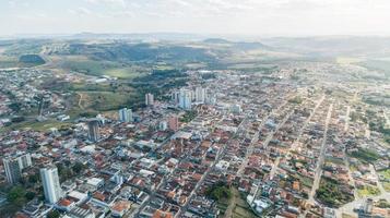 luchtfoto van de sao sebastiao do paraiso foto