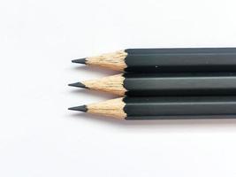 potlood op een witte achtergrond foto