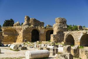 oude ruïnes van Carthago foto
