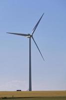 windturbine in een veld foto