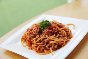 spaghetti bolognese foto