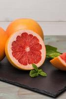 rijpe grapefruit foto